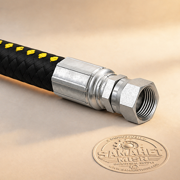 G1/2-14 SWIVEL FEMALE نهاية خرطوم هيدروليك لاكور صامولة شامل الكبس
