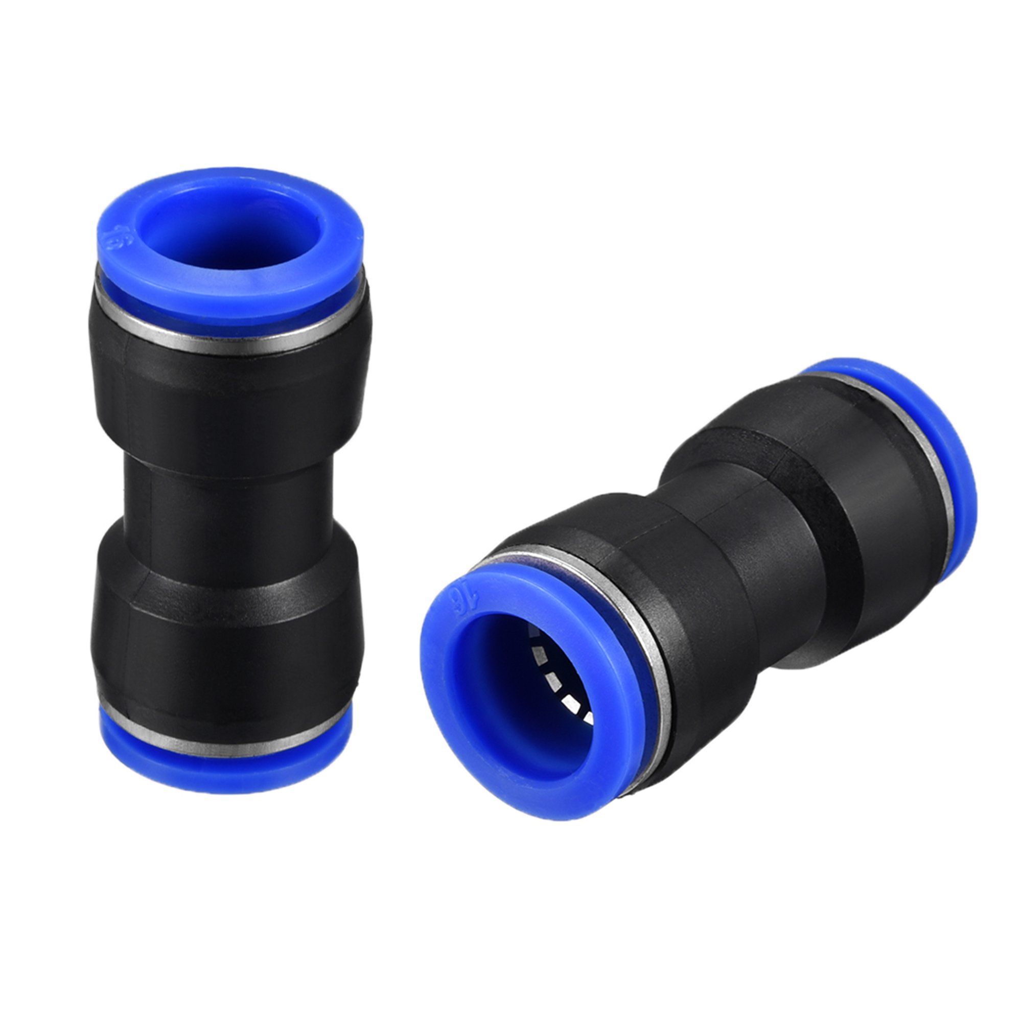 PU08 ( 8x8 ) وصلة هواء ضغط بلاستيك ثنائى عدلة #CN